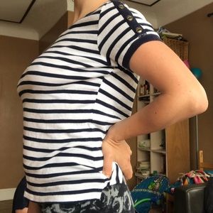 GRACE the perfect fit blue & white sailor tee